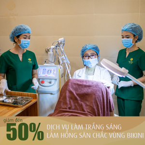 GIẢM 50% - DỊCH VỤ LÀM TRẮNG SÁNG, LÀM HỒNG SĂN CHẮC VÙNG BIKINI GIẢM 50% - DỊCH VỤ LÀM TRẮNG SÁNG, LÀM HỒNG SĂN CHẮC VÙNG BIKINI