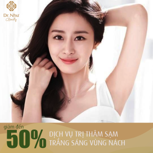 GIẢM 50% - DỊCH VỤ TRỊ THÂM SẠM TRẮNG SÁNG VÙNG NÁCH GIẢM 50% - DỊCH VỤ TRỊ THÂM SẠM TRẮNG SÁNG VÙNG NÁCH